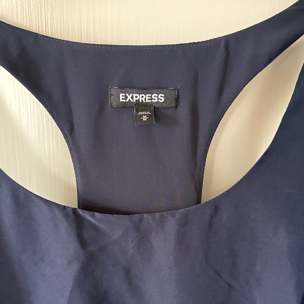 Express Navy Racerback Camisole - Picture 2 of 3